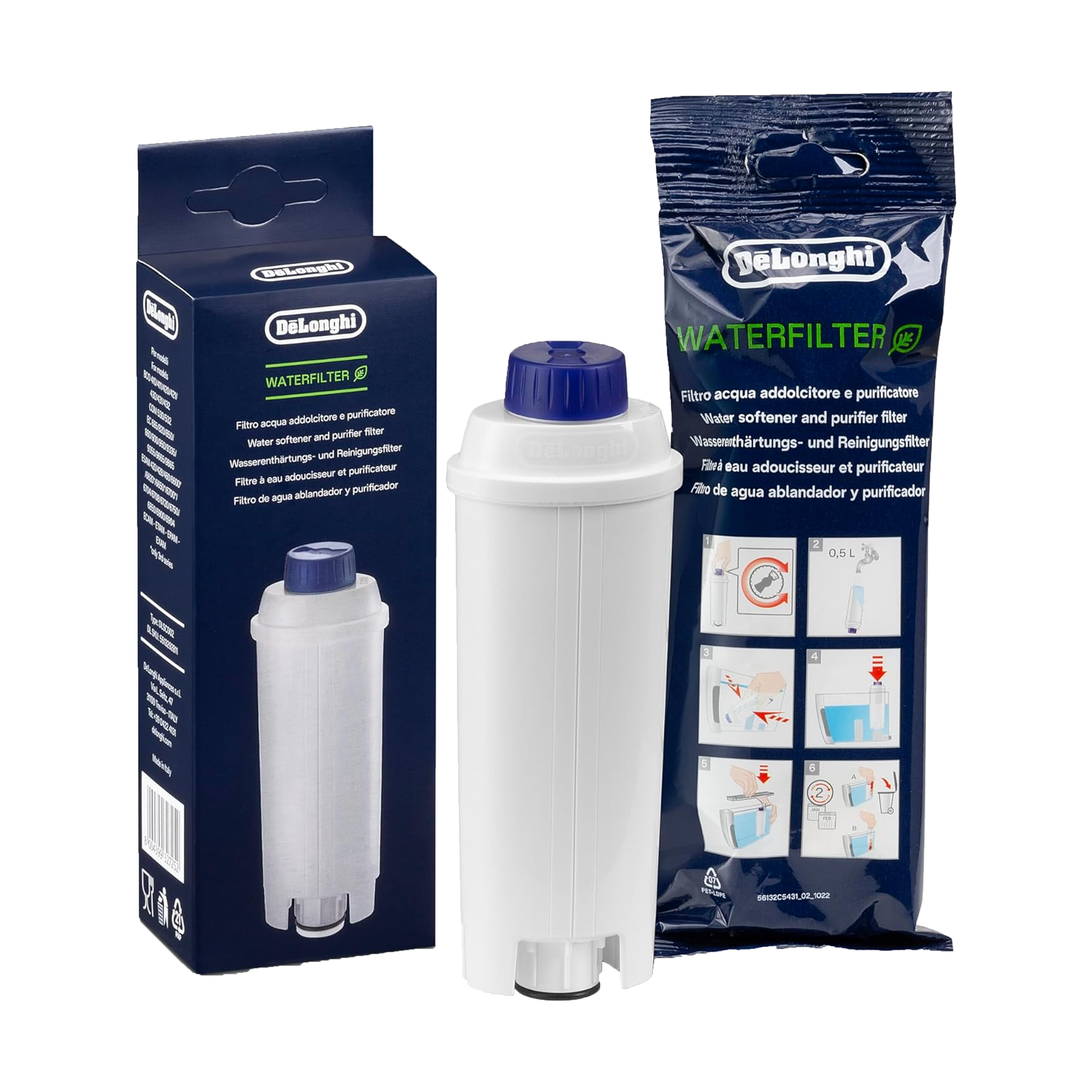 De'Longhi Waterfilter DLSC002 - Waterfilter voor espressomachines