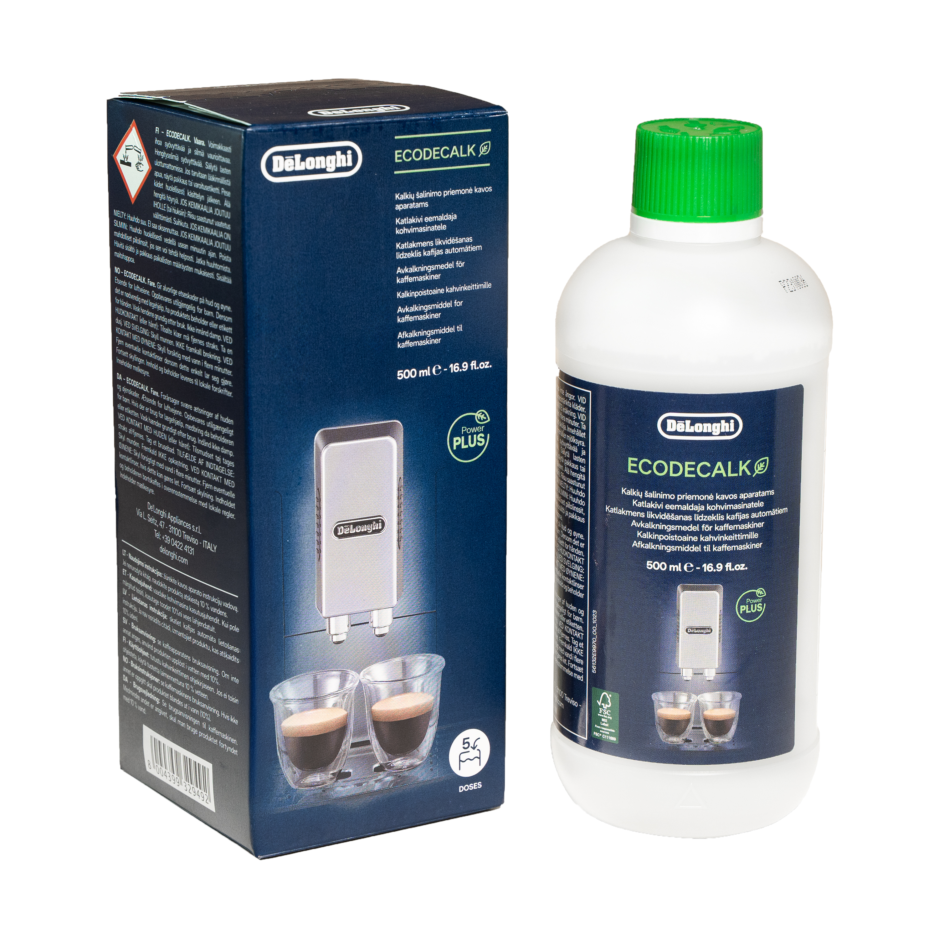 De'Longhi EcoDecalk DLSC500 - 500ml - Universele ontkalker